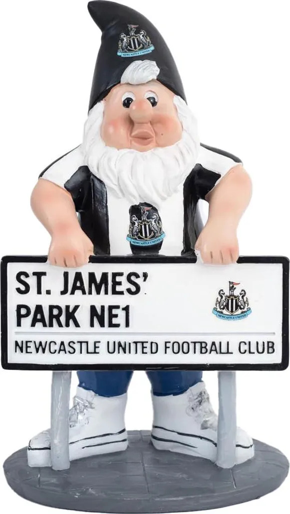 Statue Nain de Jardin Foot Newcastle United FC Décoration Supporters NUFC