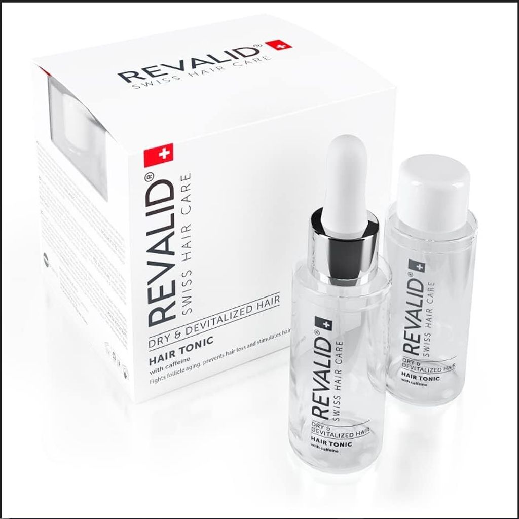 Revalid Tonic with Caffeine and Natural Hair Extracts 30ml - Pack of 4