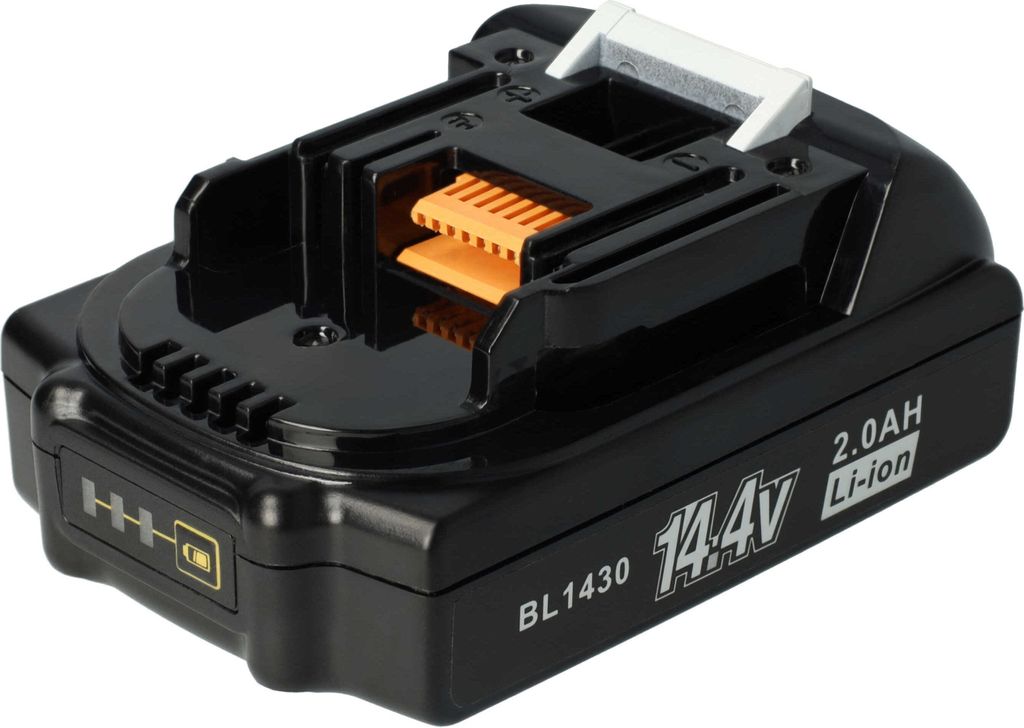 vhbw Akku kompatibel mit Makita DHR162RFE, DHR162Z, DHP448Z, DHR162, DJS160Z, DML805, DHR164Z, DJS160, DHR164 Werkzeug (2000 mAh, Li-Ion, 14,4 V)