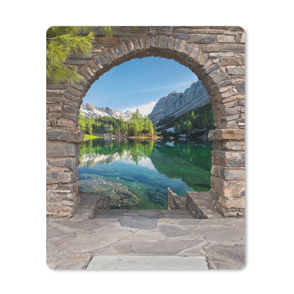 MuchoWow® Mauspad Mousepad Aussicht - Berg - Landschaft - Produktbild 