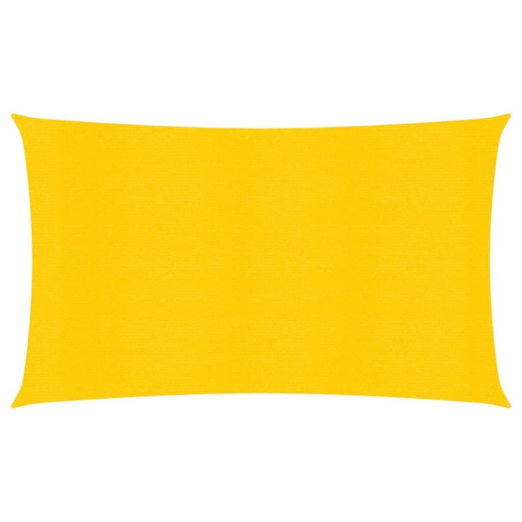 Sonnensegel 160 g/m² Gelb 2,5x5 m HDPE