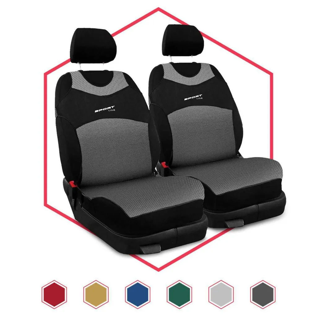 Set Coprisedili Sportivi Argento per Seat Ibiza 1+1 - Look Racing