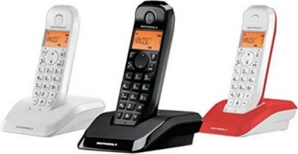 Motorola S 1203 TRIO Strahlungsarmes Schnurlostelefon, Produktbild 