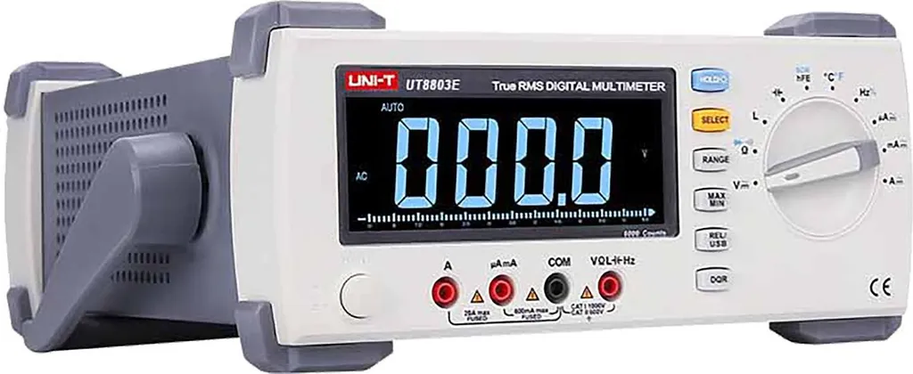 Multimètre de bureau Uni-T UT8803E MIE0371 à haute résolution 6000