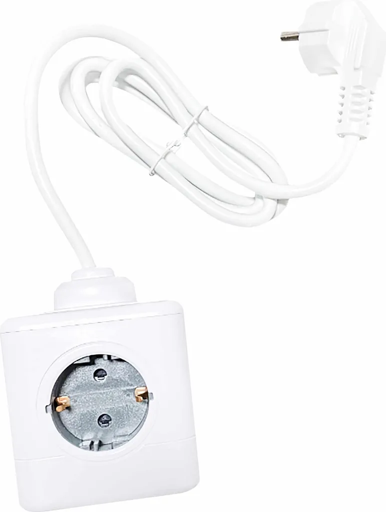 Technaxx 5004 Cube de prises blanc avec contact de protection 1 pc - 3