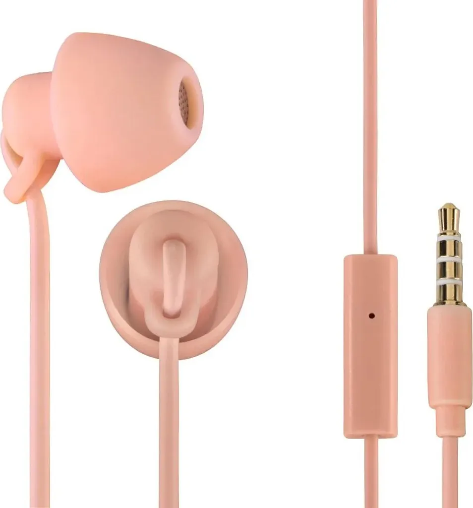 Thomson EAR3008LR Auricolari Rosa per Ragazze con Microfono - Audio Sicuro