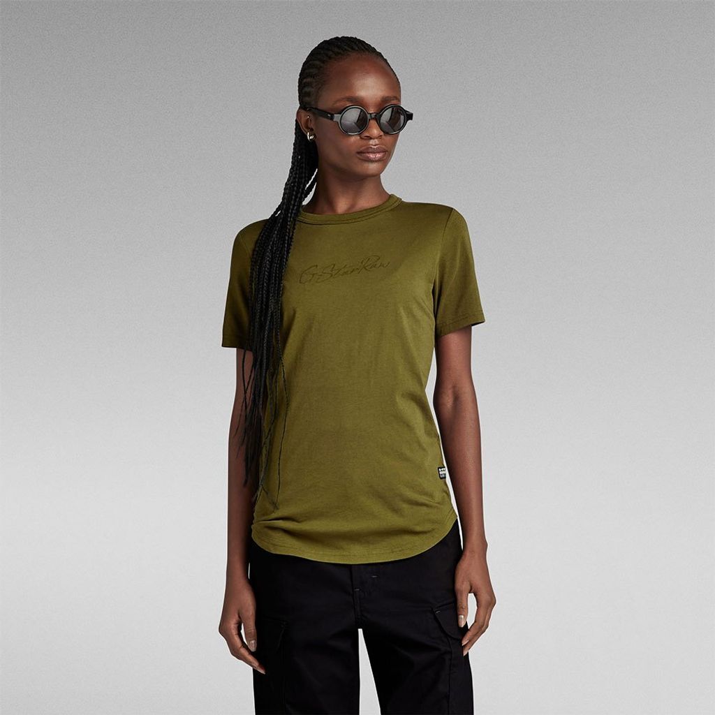 G-star Autograph Kurzarm-t-shirt Grün XS Frau Grün XS