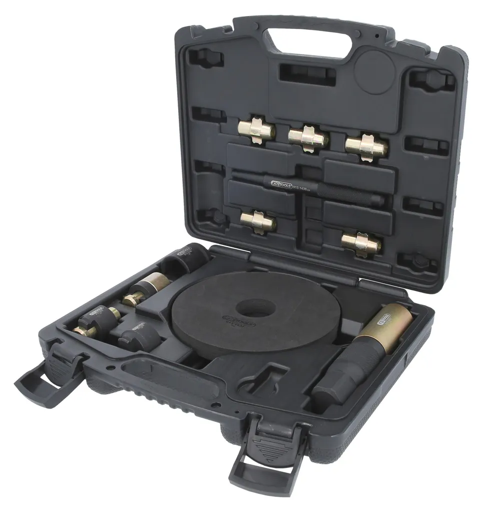 Kit extracteur KS Tools 15 pièces en acier Mo-Cr pour antivol de jante