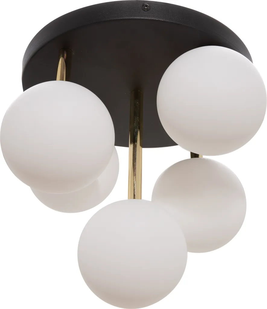Plafonnier ALI : Illuminez vos Espaces Sombres avec Style, 5xG9 Doré
