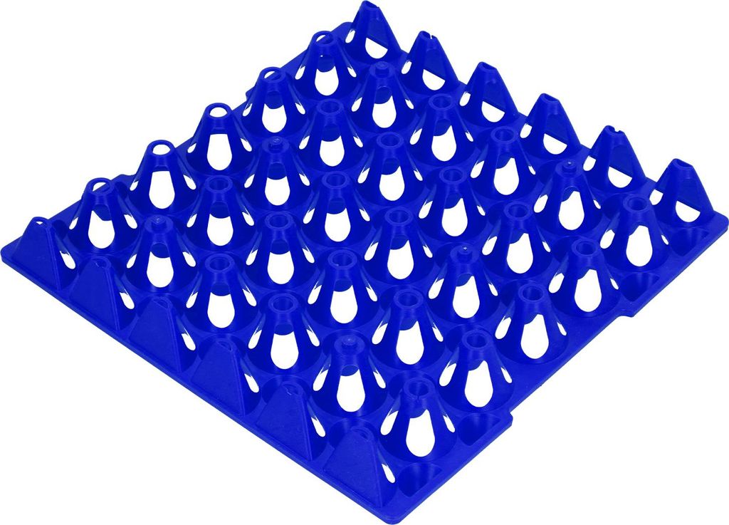 5PCS Plastic Egg Flats 30 Cell Egg Crates Holder Tray for Storage Transportation Home Farm SuppliesBlue