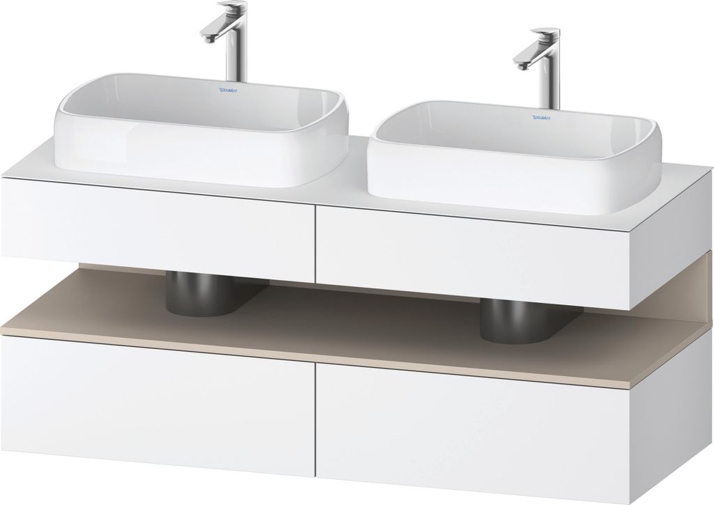 DURAVIT QA4767083180010 QTG KWTU WH Ek. 1400x550x600 Wß Mt. H