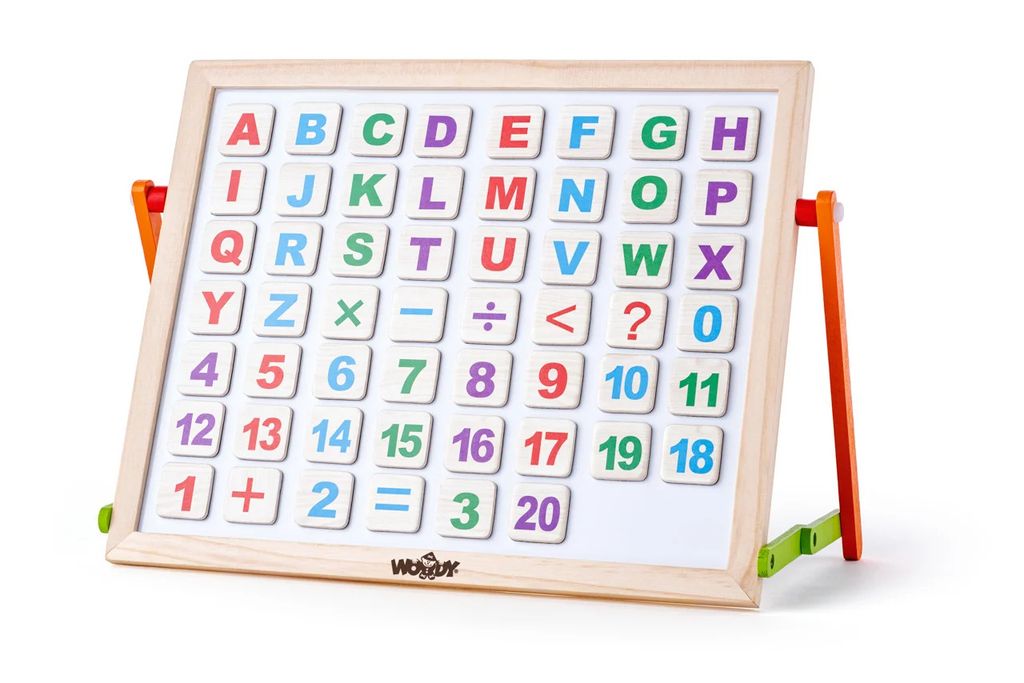 Magnetická tabuľka s ABC na stôl Obrázok produktu 