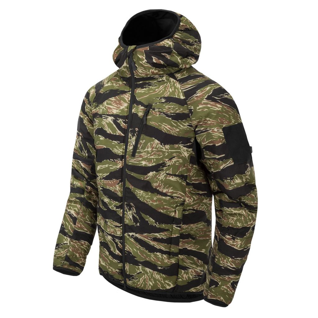 Helikon-Tex WOLFHOUND HOODIE Jacke – Climashield Apex 67 g – in mehreren Varianten erhältlich, Größe:S, Farbe:Tiger Stripe