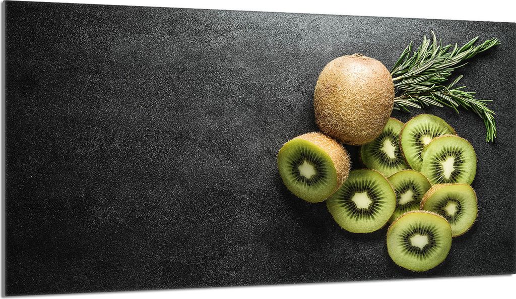 Glas-Herdplattenschutz 90x52 Kiwi