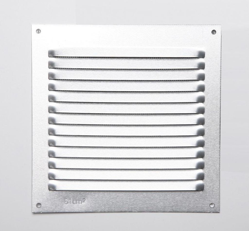 Grille Aluminium Sans Bord 150x150mm Design épuré, Image du produit 