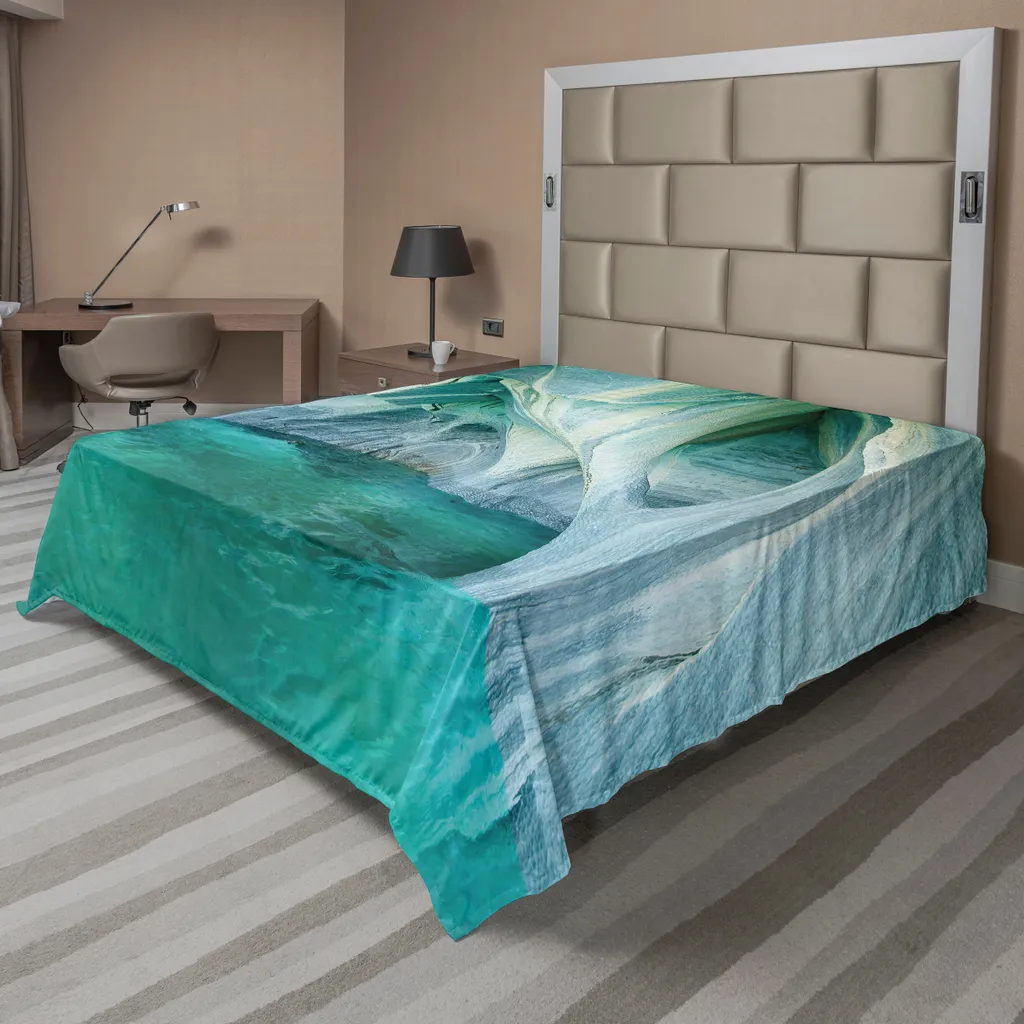 Lenzuolo ABAKUHAUS 260x228 Microfibra - Stampa Marmo 3D