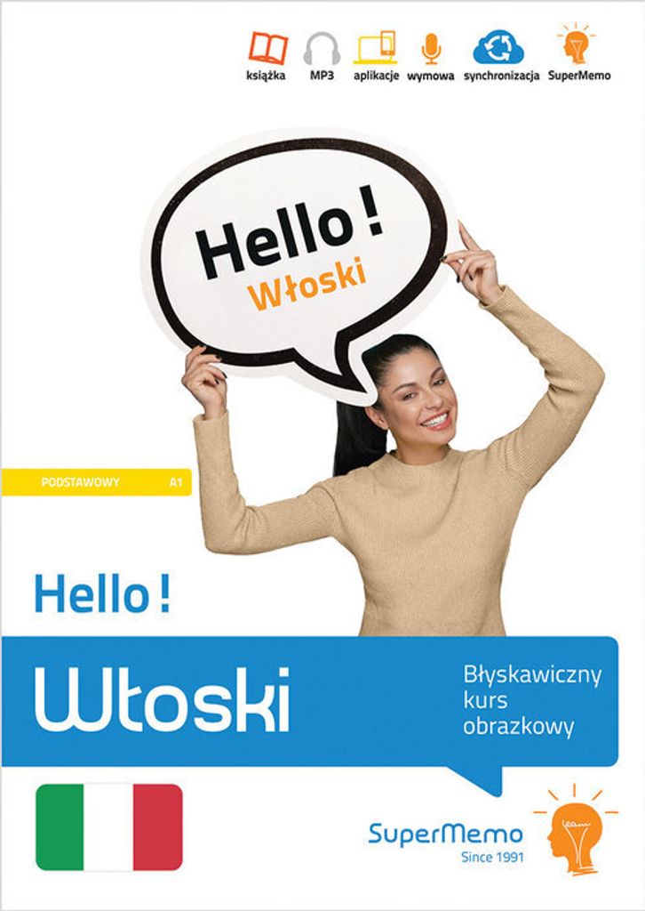 Hello! Włoski Błyskawiczny kurs obrazkowy - Natalia Wajda (Fremdsprachen - Italienisch auf Polnisch)