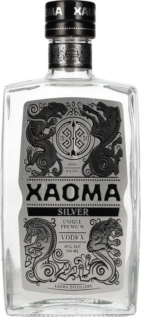 XAOMA Silver Premium Vodka 40% Vol. 0,5l Produktbild 