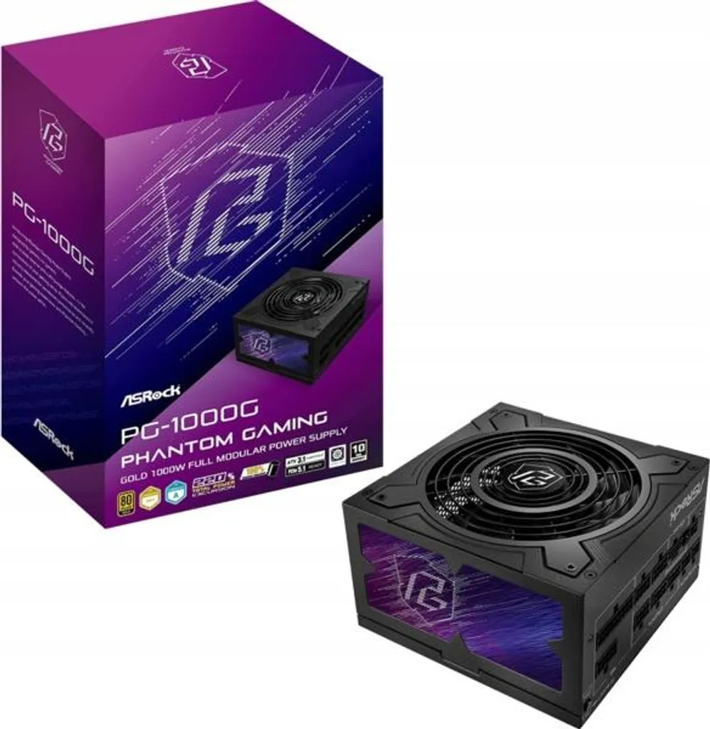 Alimentation 1300W ASRock pour PC de streaming et réalité virtuelle - 2