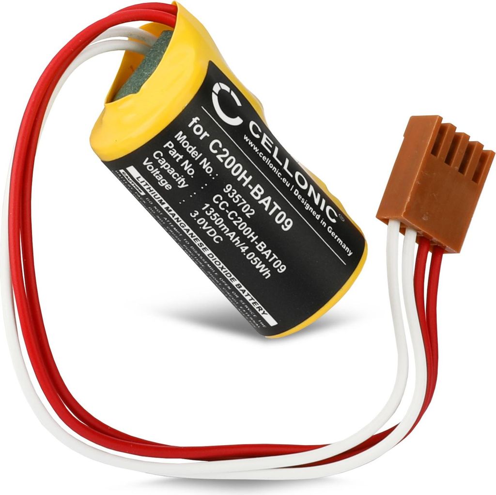 CELLONIC 1x Akku für Spezial-Akku Kompatibel mit Omron C200, C60H, C200H, B9670BSM - (1350mAh, 3V)