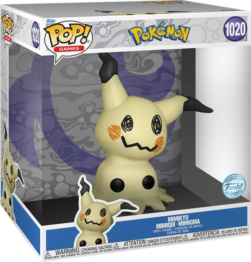 Figurine Funko Pop! Mimikyu 25cm n°920 - Vinyle Pokémon de Collection
