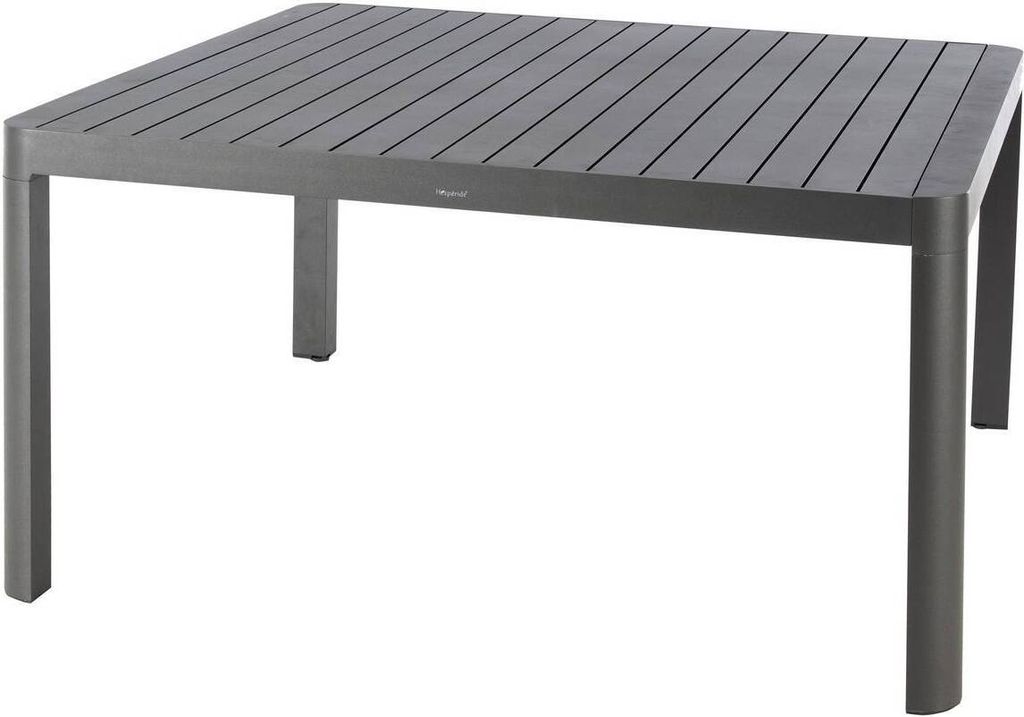 Ausziehbarer quadratischer Gartentisch Paradize in Graphitgrau - 10 Plätze - Hespéride