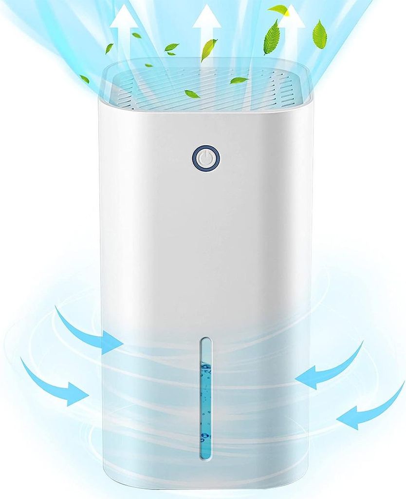 Luftentfeuchter,Entfeuchter,Lufttrockner mit 850 ml Wassertank,leise&energiesparend,Halbleiter-Technologie,für Kleiderschrank, Bad & Schlafzimmer,...
