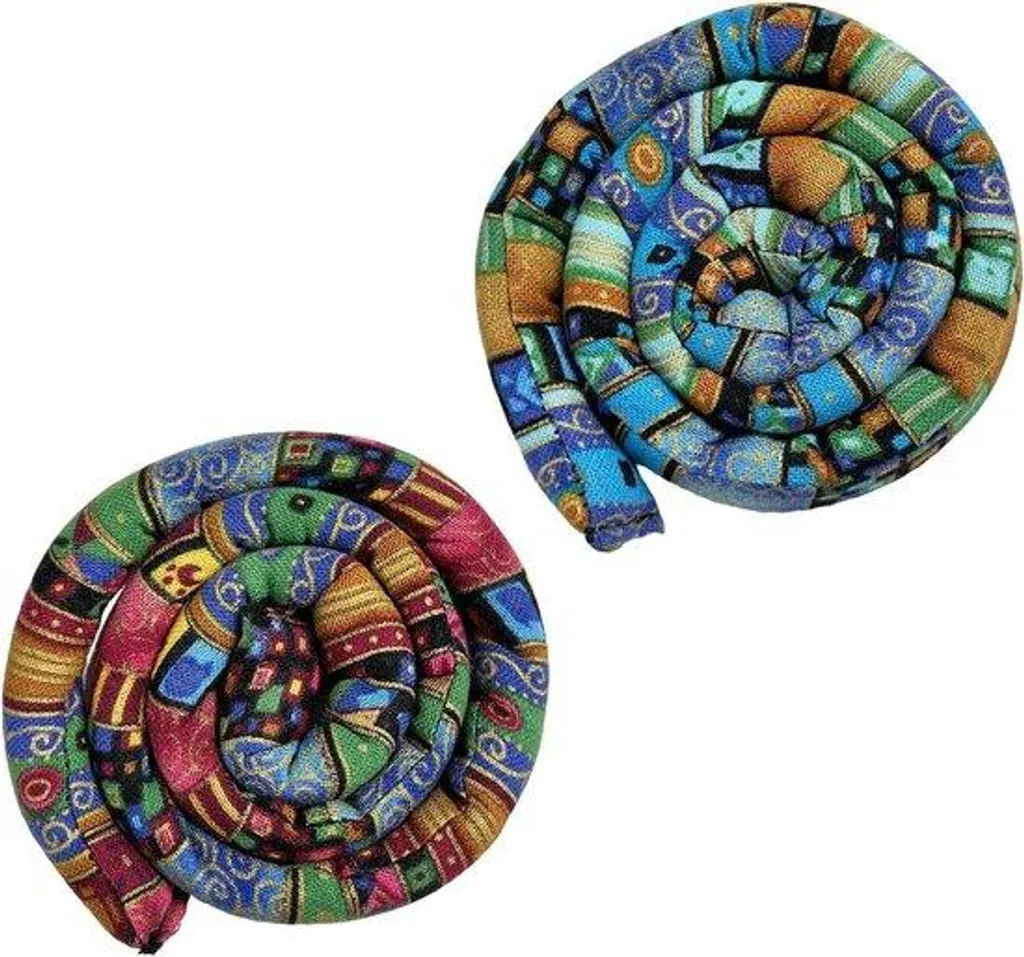 Attache-cheveux spirale pour boucles épaisses et dreadlocks - 2 pièces