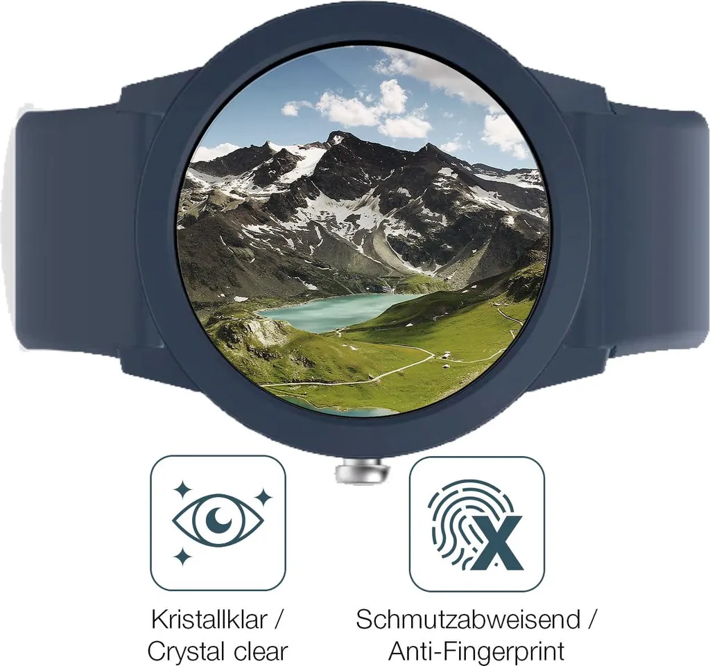 dipos I 6X Pellicola Protettiva antiriflesso Compatibile con TicWatch PRO X Pellicola di Protezione