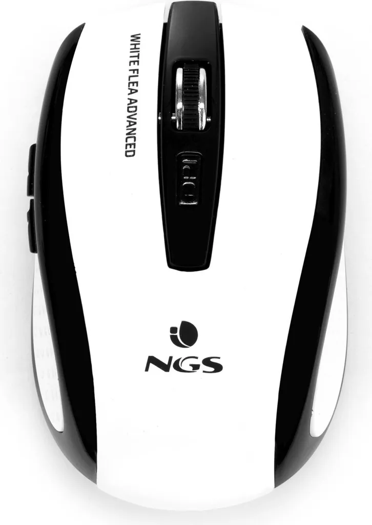 Souris sans fil de voyage NGS White Flea Advanced pour ordinateur portable