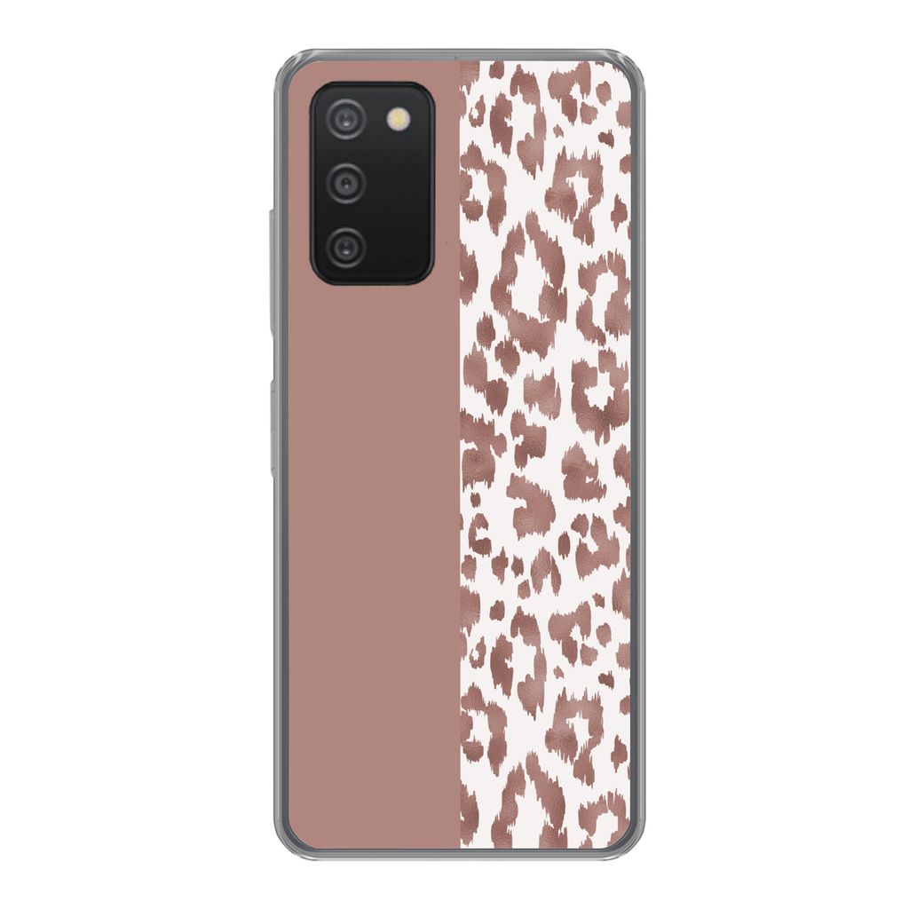 MuchoWow Handyhülle Schutzhülle Hülle für Samsung Galaxy A33 5G Tiermuster - Rosa - Tiere Silikon Softcase Handy Hülle - Kartenhalter
