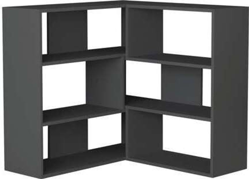 Modernes Eckregal Houseland Molly No.3 anthrazit