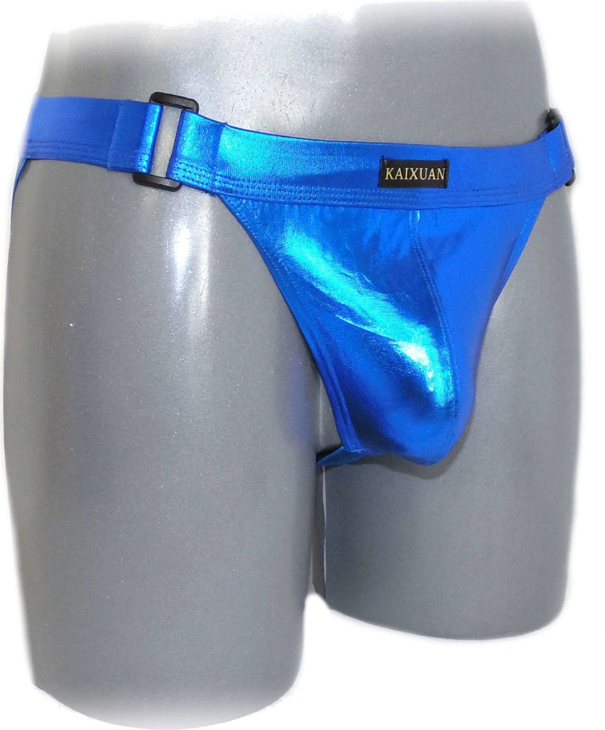 Metallic Bulge Pouch Jocks Men Jocks glänzed metalic Look