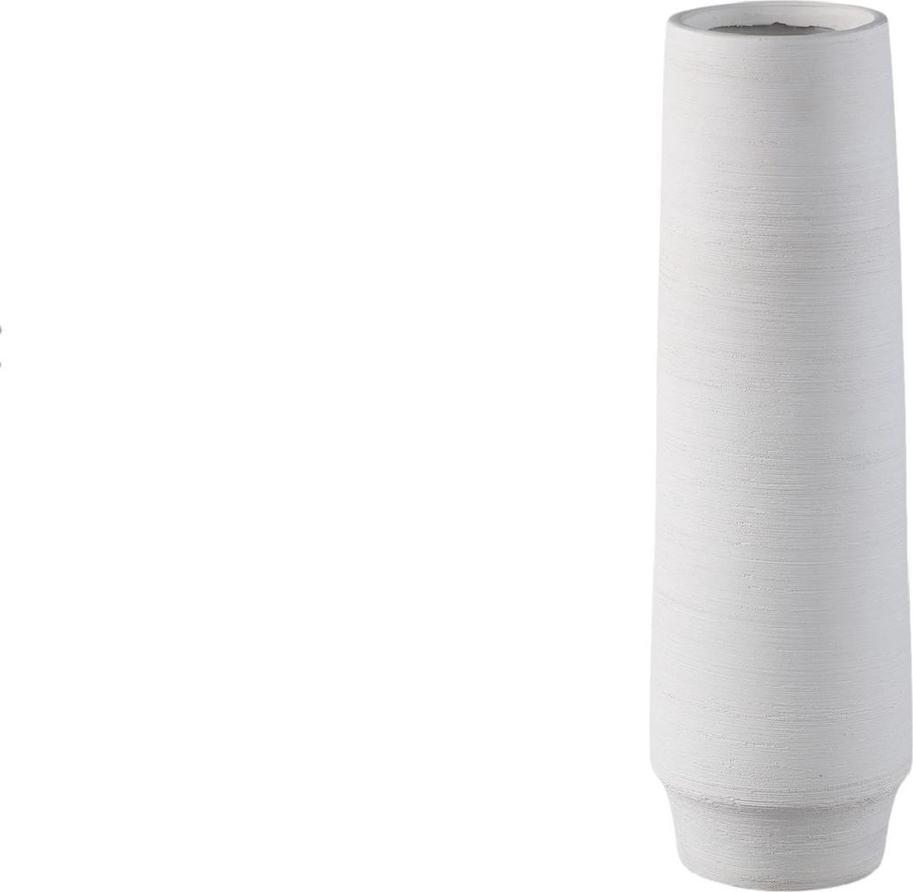PTMD - Vase Zonna - Weiß - 14x14x46cm