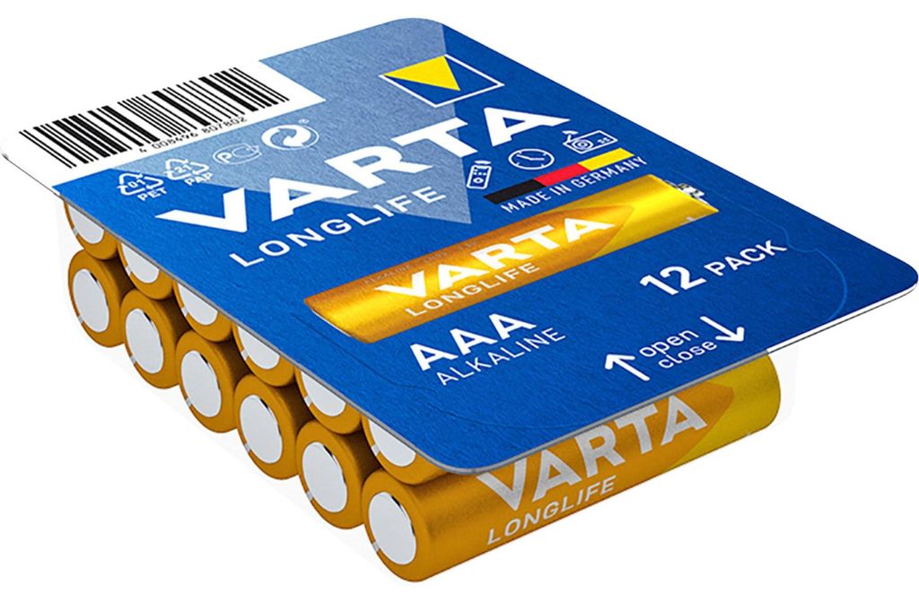 Varta Batterie LONGLIFE AAA Micro  LR03                Immagine del prodotto 