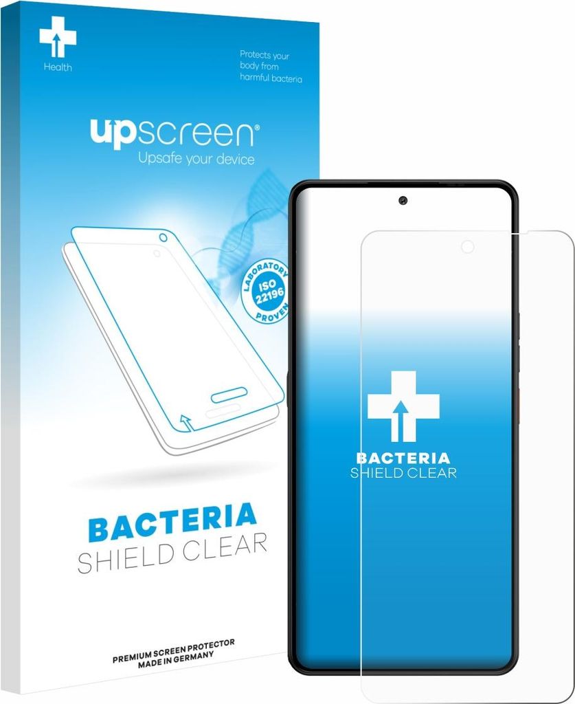 upscreen Schutzfolie für Gigaset GS6 Pro Displayschutz Displayschutzfolie Folie Klar antibakteriell