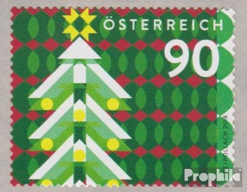 Briefmarken Österreich 2018 Mi 3439 (kompl.Ausg.) postfrisch Weihnachten
