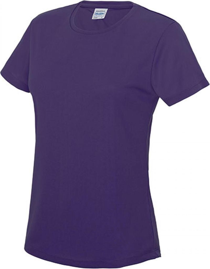 Just Cool JC005 | Girlie Cool Sport T-Shirt + WRAP - Farbe: Purple - Größe: L