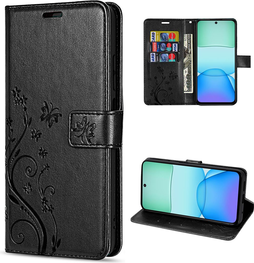 Xiaomi Redmi 13 Handyhülle Wallet Case Flip Cover Tasche Produktbild 