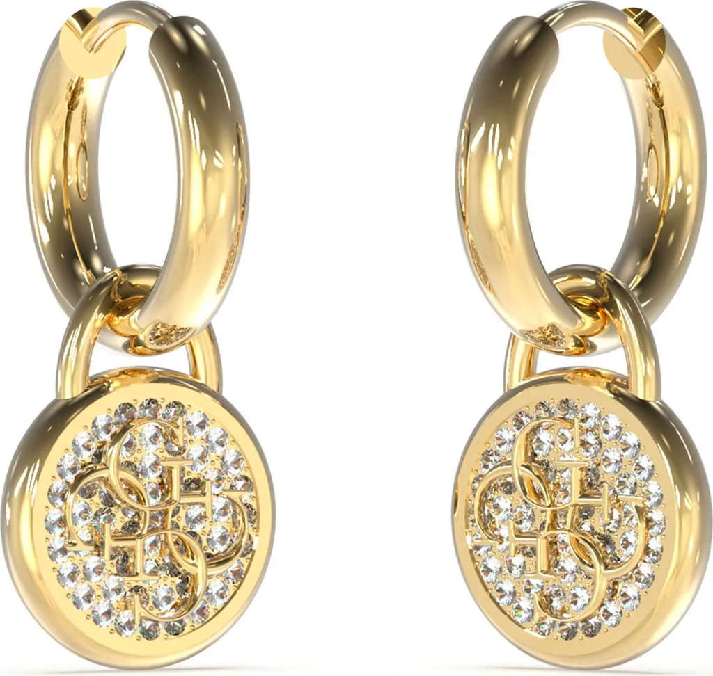 Boucles d'oreilles créoles GUESS pour soirée - Dreaming Guess JUBE03131JWYGT/U