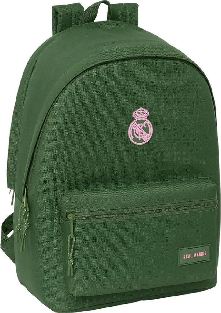Sac à dos sport Real Madrid vert 44cm idéal pour collège et gymnase