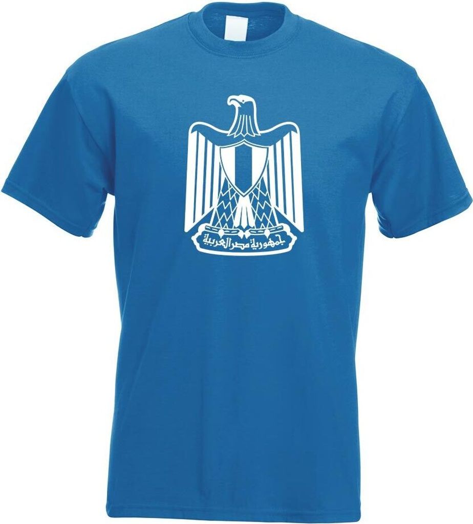 Kiwistar - T-Shirt - royal - Ägypten Wappen Motiv Bedruckt Funshirt Design Print - mit Motiv Bedruckt - Funshirt Design - Sport - Freizeit - Herre...