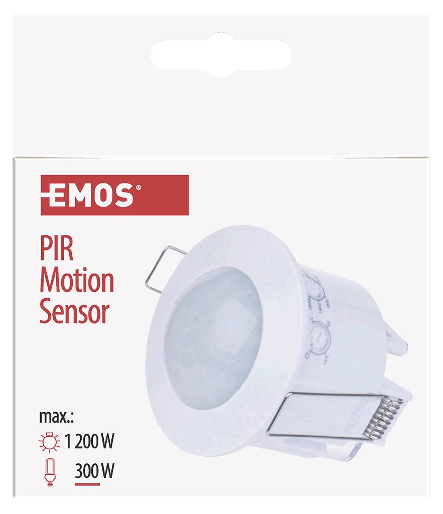 EMOS Infrarot-Bewegungsmelder Unterputz für Innen, Produktbild 