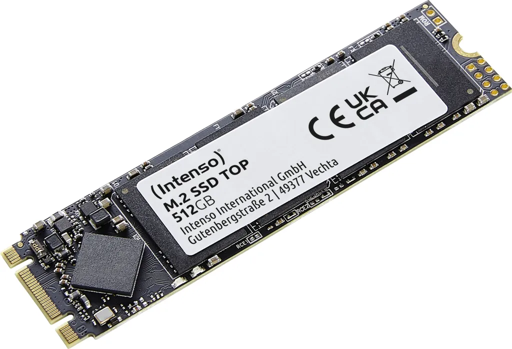 Disque SSD Interne Intenso Top 512 Go M.2 SATA III avec 520 Mo/s
