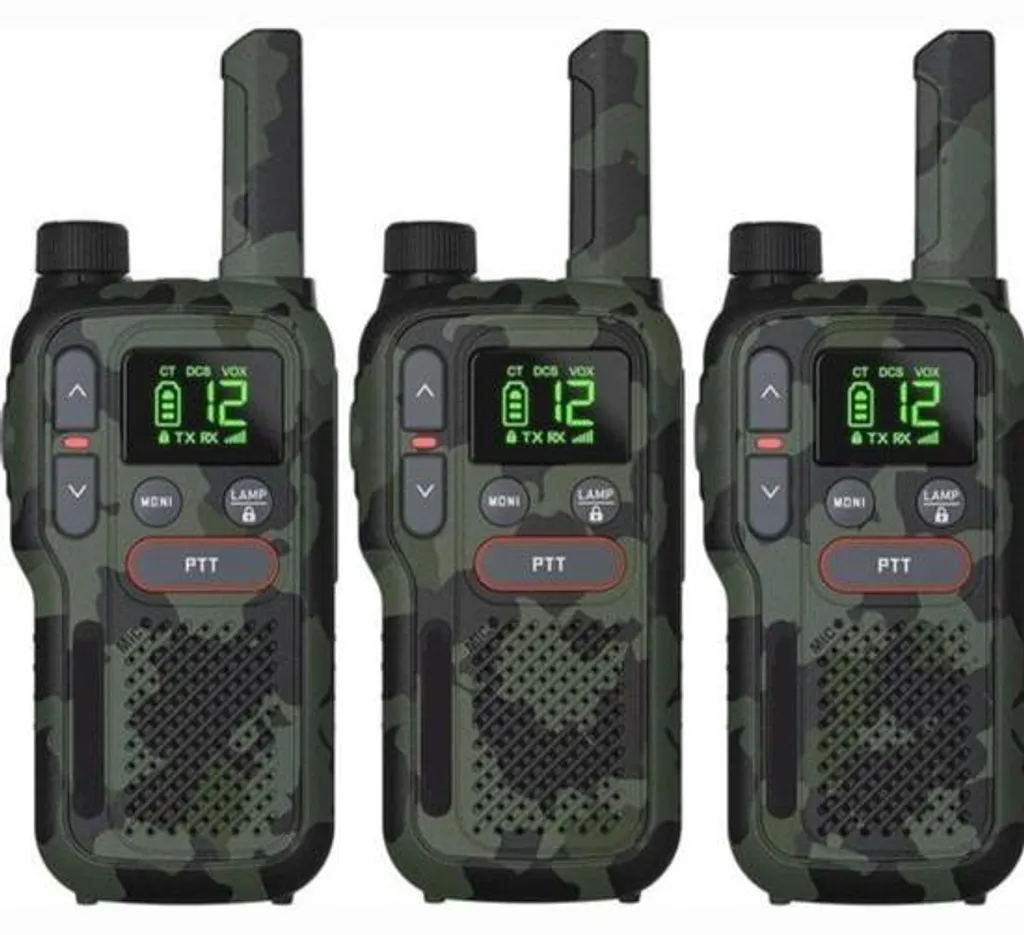 Talkie-walkie Professionnel 16 Canaux et Batterie Rechargeable 1500 mAh