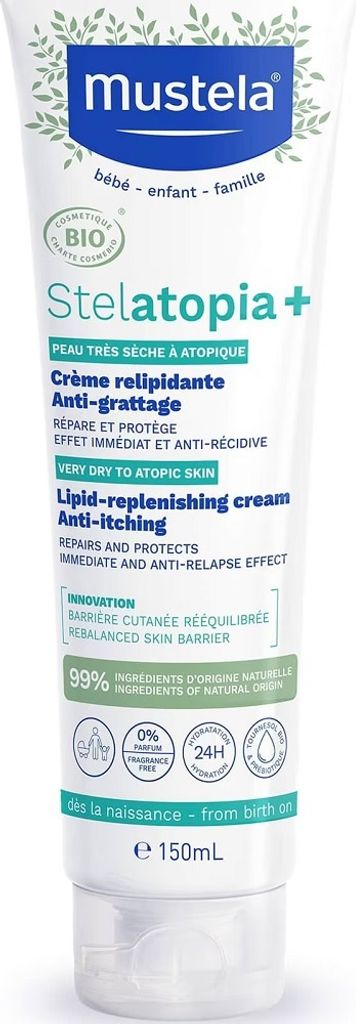 Mustela Stelatopia+ Lipid-Replenishing Krem uzupełniający Zdjęcie produktu 