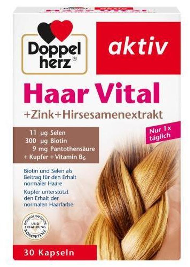 Capelli a doppio cuore Vital+Zinco+Millet Capsule 30 Immagine del prodotto 