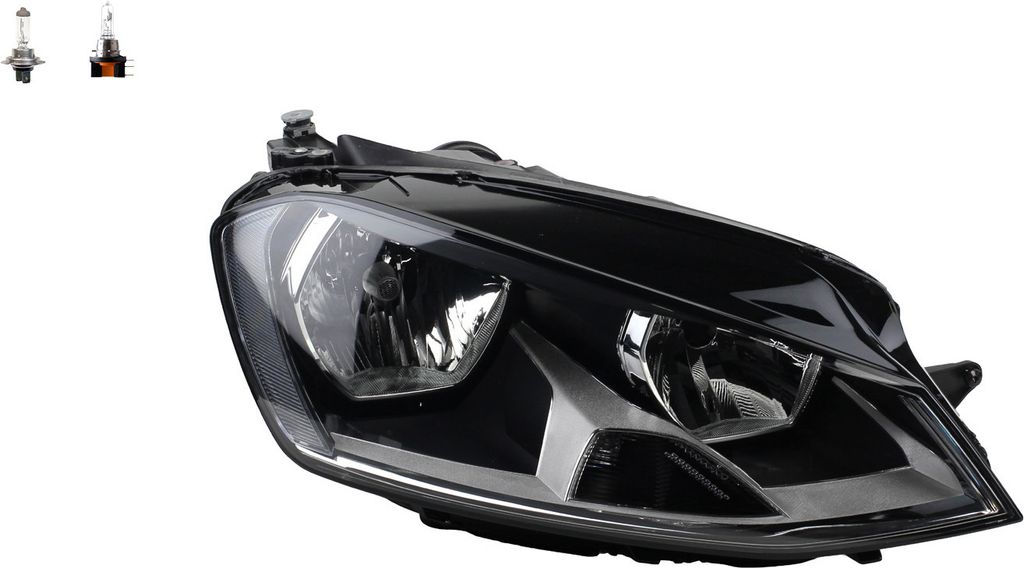Johns, Scheinwerfer Halogen passend für VW Golf VII 5G1 BA5 12-16 Rechts + Leuchtmittel 5G1941006 5G1941006E 5G1941030