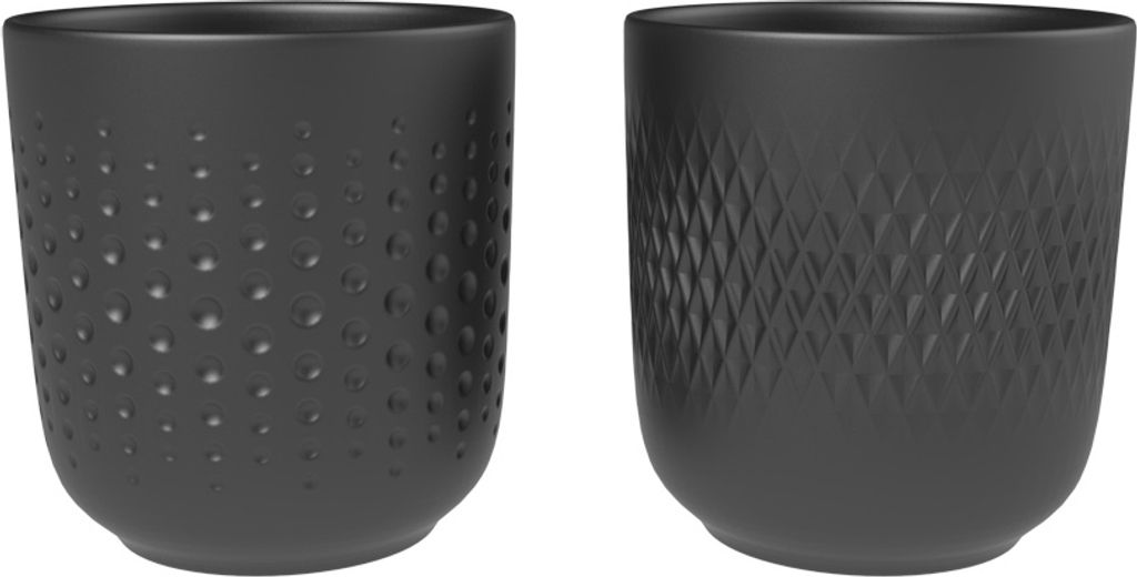 Villeroy & Boch Manufacture Collier Noir Becher Set 2-tlg.