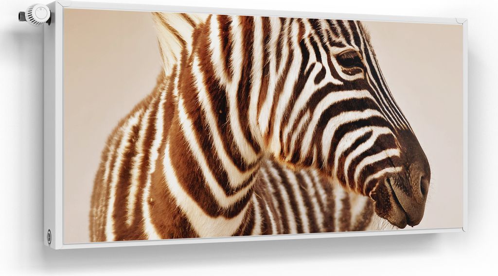 DEQORI Magnetmatte Heizung beschreibbar 120x60 cm 'Savannenstreifen' Magnetfolie